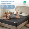 BEDLORE King Mattress Protector, Waterproof Noiseless Mattress Cover with Deep Pocket for 6-18 inches Mattress, Soft Breathable Mattress Pad Machine