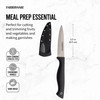 Farberware Edgekeeper 3.5-Inch Paring Knife with Self-Sharpening Blade Cover, High Carbon-Stainless Steel Kitchen Knife with Ergonomic Handle, Razor-