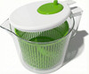 Cooler Kitchen 2.5 Qt Small Salad Spinner, Mini Salad Spinner and Dryer With Measuring Cup Bowl, Best Lettuce Spinners Single Serve, Colander with Sp