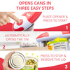 Kitchen Mama Auto Electric Can Opener: Open Your Cans with A Simple Press of Button - Automatic, Hands Free, Smooth Edge, Battery Operated, YES YOU C