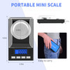 Fuzion Milligram Scale 50g/0.001g, Portable Jewelry Scale .001 Gram Accuracy, Mg Scale, Powder Scale, Microgram Scale, Milligram Scale for Powder wit