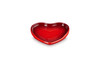 Le Creuset Stoneware Heart Shaped Spoon Rest, 5", Cerise