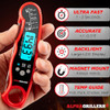 Alpha Grillers Meat Thermometer Digital - Instant Read Food Thermometer for Cooking and Grilling Gifts for Men Valentines Day Gifts for Him Her Mom D