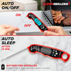 Alpha Grillers Meat Thermometer Digital - Instant Read Food Thermometer for Cooking and Grilling Gifts for Men Valentines Day Gifts for Him Her Mom D
