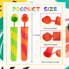 SAYAYA 6 Pack Silicone Popsicles Molds for Kids, Reusable Baby Ice Pop Mold with Lids Multi-Color DIY Frozen Ice Popsicle Maker Tubes with Clean Brus