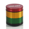 Santa Cruz Shredder Metal Spice Grinder Made in USA (Medium (2.2 Inch), Rasta)