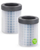 Tovolo Mini Ice Cylinder- Squeeze & Release- Set of 2, 1000422, Gray