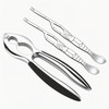 Crab crackers and tools, Crab and Lobster Seafood Tool Set, 3-Piece Easy-to-Use Heavy Duty Multipurpose Lobster Claws and Pick Set, Non-Slip Handles