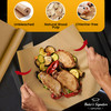260 Sq.Ft Unbleached Parchment Paper for Baking  Roll with Cutter, Heavy Duty Non-Stick Brown Parchment for Baking, Cooking, Grilling, Steaming and