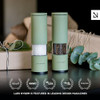 LARS NYSØM Salt and Pepper Grinder Set Manual, Stainless Steel Salt and Pepper Mills with Adjustable Ceramic Grinder I Design Spice Shakers (Sage Gre