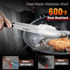 Food Grade Stainless Steel Kitchen Tongs for Cooking,BBQ - 7 ?9 and 12 Inch,Set of 3 Heavy Duty Locking Metal Food Tongs Non-Slip Grip