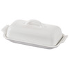 Le Creuset Stoneware Heritage Butter Dish, White