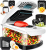 Fullstar Vegetable Chopper - Food Chopper with Container, Spiralizer, Egg Slicer & Juicer - Home Essentials & Kitchen Gadgets (XL - 9 in 1)