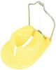 Oizumi Gosei Egg Half-Banko, Yellow, Width 3.3 x Length 4.7 x Height 1.5 inches (85 x 120 x 38 mm)
