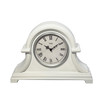 Lily's Home Non Ticking Mantel Clock - 13 x 10 Plastic Napoleon Desk and Shelf Clock with Quartz Movement, Ideal for Living Room, Retro Kitchen, Farm