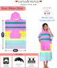 Hooded Towel Robe for Girl Teens (8-14 Years,36"X26") | Premium 100% Cotton Oversized Poncho Towel for Big Kids | Super Absorbent Hooded Towel Dress