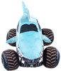 Jay Franco Monster Jam Plush Stuffed Megalodon Pillow Buddy - Super Soft Polyester Microfiber, 16 inches