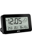 Braun Digital Weather Station Clock with Indoor and Outdoor Temperature and Humidity, Forecast, LCD Display, Quick-Set, Crescendo beep Alarm in Black