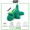 YOUBLEK 16" | 2 Pounds Green Dinosaur Weighted Stuffed Animals,Sensory Comfort Plush Throw Pillow Toy,Kawaii Plushies Hugging Toy Gifts for Kids & Ad