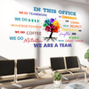 Chinco Office Inspirational Wall Decals Office Wall Decor for Quotes Positive Sayings Peel and Stick Workplace Stickers Motivational Teamwork Company