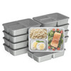 Bentgo Prep - 20-Piece 3-Compartment Reusable Meal Prep Containers with Lids, PFAS & BPA Free Materials, Durable, Microwave, Freezer, & Dishwasher Sa