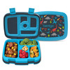 Bentgo Kids Prints Leak-Proof, 5-Compartment Bento-Style Kids Lunch Box - Ideal Portion Sizes for Ages 3-7, Durable, Drop-Proof, Dishwasher Safe, & P