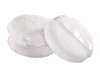 3PCS Women Lady Girls White Super Soft Plush Round Velour Loose Powder Puff with Ribbon Skin Care Facial Makeup Cosmetic Powder Puff - 3.15" Diameter