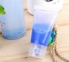 20PCS Empty Refillable Translucent Frosted Plastic Travel Cosmetic Make up Soft Tubes Container Bottle with Flip Cap Shower Lotion Cleanser Packing S