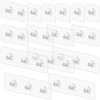 vivinin 15 Pack Shower Caddy Adhesive Replacement, Shower Shelf Adhesive No Drilling, Adhesive Hooks for Showe Caddy, Soap Holder, and Kitchen Racks