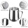 HOFASON Stainless Steel Milk Frothing Pitcher Cappuccino Pitcher Pouring Jug Espresso Cup Creamer Cup for Latte Art, 12 Ounce (350 ML)