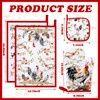 Bencailor 6 Pcs Rooster Kitchen Towels Pot Holders and Oven Mitts Set Chicken Dish Towel Farm Heat Resistant Oven Gloves for Summer Kitchen Decor Coo