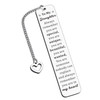 Valentines Gifts for Her Young Women 20-25 College Girls Daughter Bookmark Birthday Gift from Mom Dad, Inspirational to My Daughters Bookmark Popular