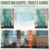 200 Pcs Gospel Tract Cards Bulk Bible Plan of Salvation Cards Pocket Holy Postcards 4.7 x 3 Inch Christian Bible Verses Inspirational Church Religiou