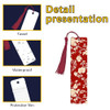 45 Pcs Sublimation Bookmark?5.9"X1.5" X0.65mm Sublimation Bookmark Blank Aluminum Metal Bookmarks Bulk DIY Bookmarks with Hole and Colorful Tassels f