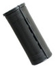 Jumbo Concave Perm Rods Black 1 1/4" Diameter