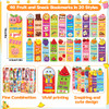 80 Pcs Cute Multicolor Pens with Fruit Food Bookmarks Silicone Pen and Motivational Bookmark Set Appreciation Gift Lovely Bookish Stationery for Kids