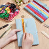 PH PandaHall 20pcs Notebook Elastic Strap Elastic Bookmarks Strap 15mm Wide Planner Bookmarks Straps 20 Colors Elastics Book Straps with Pen Holder L