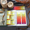 PerKoop 60 Pcs Ten Commandments Bookmarks Bulk Religious Christian Bookmarks Bible Verse Scripture Reading Book Mark Prayer Gospel Tracts Inspiration