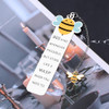 Stocking Stuffers for Teen Girls Kids, Positive Bee Gifts for Son Daughter, Christmas Stocking Stuffers for Women Woman Friends, Funny Cute Bookmarks
