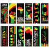Haooryx 120Pcs Juneteenth Bookmarks Religious Black History Month Bookmarks Celebration 1865 Freedom Day Book Marks for Africa Americans Independence