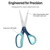 LIVINGO Titanium Scissors All Purpose - 3 Pack 8.5 Sharp Stainless Steel Heavy Duty Shears for Office Home Crafting Cutting Paper Fabric