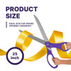 25'' Purple Ribbon Cutting Ceremony Scissors  Huge Grand Opening 25 Inch Purple Big Scissors for Inaugurations and Special Events Ribbon Cutting