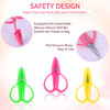 Mini Scissors, 3 Pcs Multicolor Tiny Travel Scissors Portable Small Craft Scissor with Cover, 2.6x1.6 Inch Stainless Steel Detail Sewing Scissor for