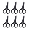 6 Pcs Small Stainless Steel Sharp Scissors Fine Detail Craft Scissors Metal Paper Cutting Scissors Mini Sewing Scissors Straight Fine Tip Scissors wi