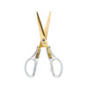AxeWoodz Gold Acrylic Scissors, 6.5 Inch Office Scissors, Stainless Steel Blade, All Purpose, 1 Count