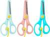 ANJOBIBI,Safety Craft Scissors For Kids 3-Pack,Preschool Training Scissors,Ergonomic Handle Perfect for Paper Cutting-2.0 (Pink+ Baby blue+ Deep Blue