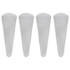 Teensery Modern Transparent 50 Pcs PVC Scissors Cover for Sewing, Quilting, Embroidery