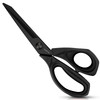 Asdirne Black Titanium Fabric Scissors, Dressmaking Scissors with Heavy Duty Multi-Purpose Titanium Coated Blades and Comfortable Soft Grip Handles,