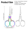 Yarn Scissors for Crocheting, 2 Pcs Cross Stitch Scissors, Knitting Scissor for Embroidery, Cutting Yarn, Arts & Crafts DIY