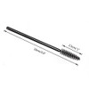 G2PLUS 100PCS Disposable Eyelash Brushes, Adjustable Mascara Wands Makeup Applicator Kits, Eyelash Spoolies Brushes for Eyelash Extensions and Eyebro